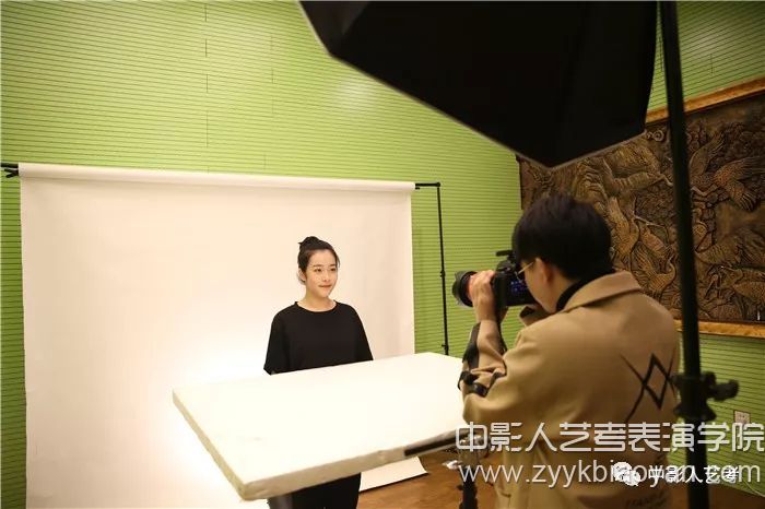 中影人表演培訓證件照拍攝現場