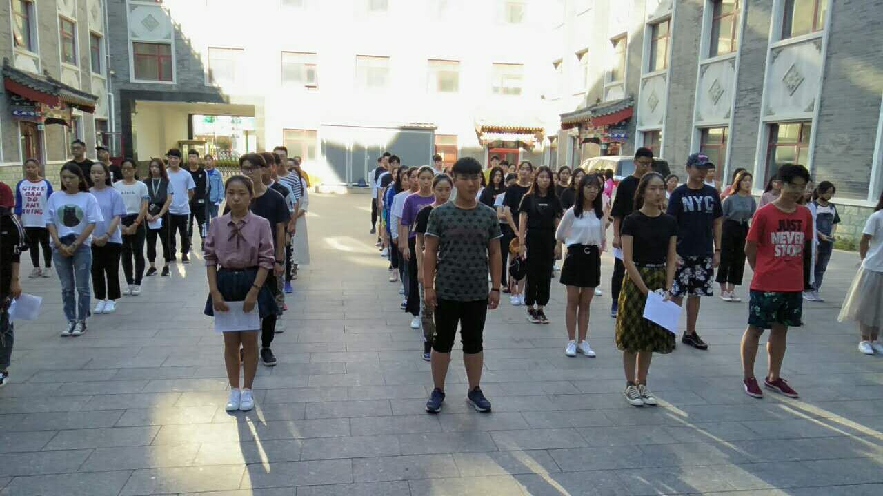 中影人表演培訓(xùn)班晨功訓(xùn)練