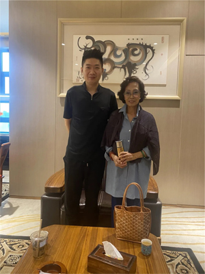 中影人教育大事記：賀龍元帥之女賀黎明會長蒞臨指導
