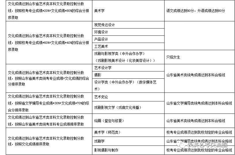 山東藝術(shù)學(xué)院2019表演類專業(yè)招生簡(jiǎn)章八
