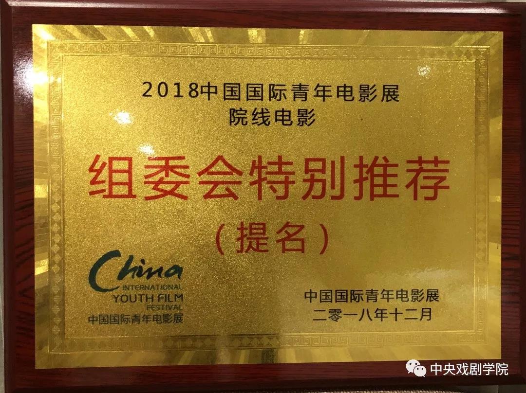 “組委會特別推薦提名獎”獎牌